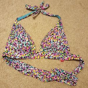 Victoria's Secret confetti bikini top